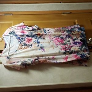 Lily by Firmiana 4X Blouse Floral